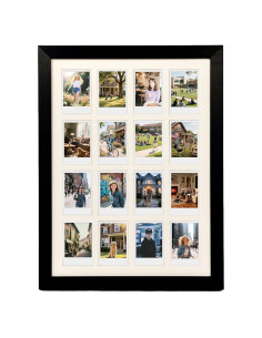 Marco Collage Comtraker para Fotos Polaroid 16 Aperturas Negro