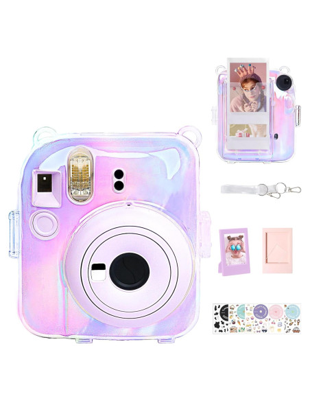 Funda Protectora Transparente WOGOZAN para Fujifilm Instax Mini 12