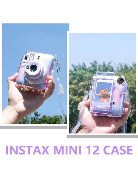 Funda Protectora Transparente WOGOZAN para Fujifilm Instax Mini 12