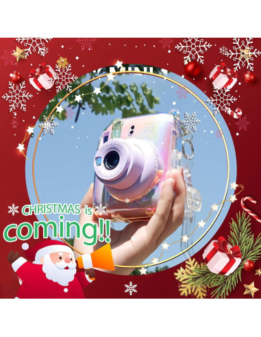 Funda Protectora Transparente WOGOZAN para Fujifilm Instax Mini 12