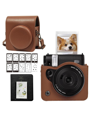 Funda de cámara CAIYOULE para Fujifilm Mini 99 con álbum y pegatinas