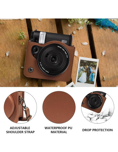 Funda de cámara CAIYOULE para Fujifilm Mini 99 con álbum y pegatinas