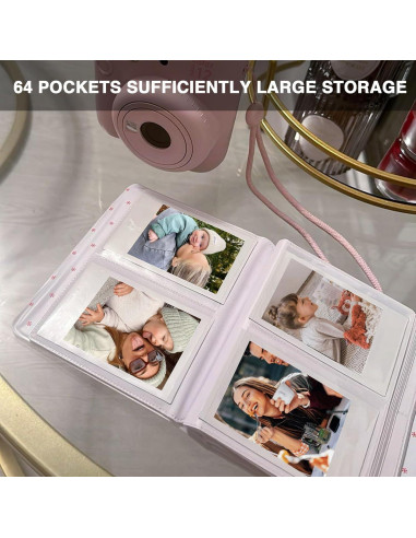 Funda de cámara CAIYOULE para Fujifilm Mini 99 con álbum y pegatinas