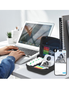 Estuche Duro HuiJuKeJi para Impresora Mini Térmica 17.3x15.2cm 2