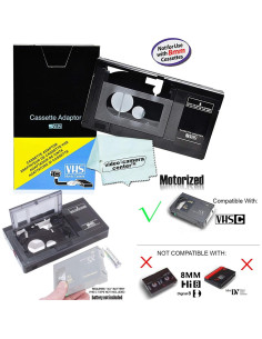 Adaptador VHS-C Motorizado MAG ACV54866056 + Paño Microfibra 2