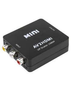 Convertidor AV a HDMI 10Gtek - Adaptador 1080p Negro