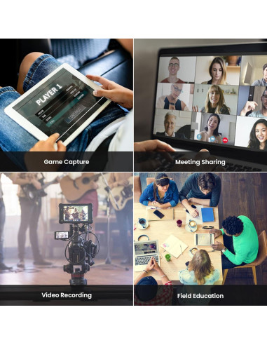 Tarjeta de Captura de Video USB WinRaybot 4K HDMI RCA