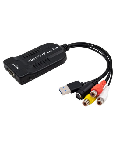 Tarjeta de Captura de Video HDSUNWSTD 1080P USB 2.0 AV HDMI
