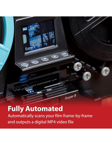 Escáner de película Magnasonic FS81, digitaliza Super 8/8mm