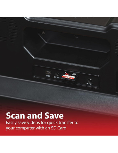 Escáner de película Magnasonic FS81, digitaliza Super 8/8mm