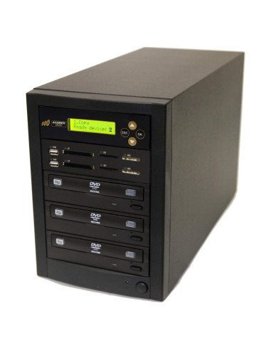 Duplicador de Discos Acumen Disc Crossover 1 a 2 CD DVD USB