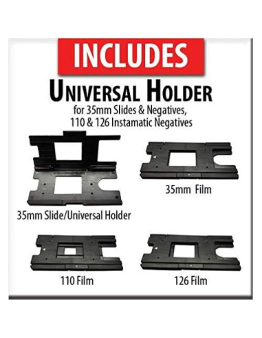 Escáner de Diapositivas Pana-Scan 22MP LCD 5" Digital