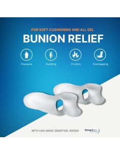 NatraCure Gel Protectores de Juanetes y Separadores de Dedos - 6 Piezas 2