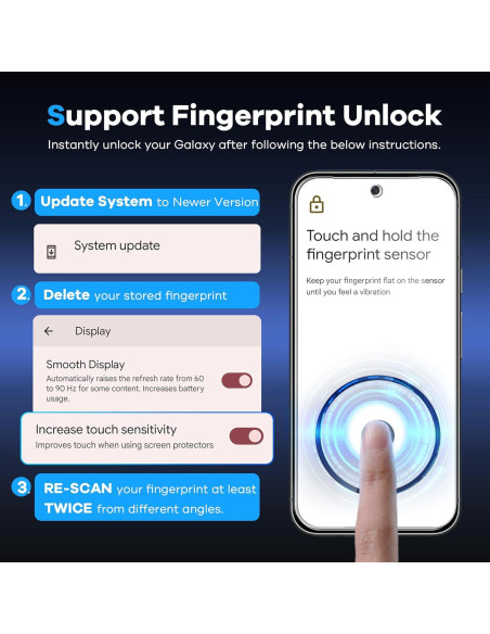 AACL 4-Pack Película Protectora Híbrida para Google Pixel 9/9 Pro