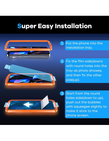 AACL 4-Pack Película Protectora Híbrida para Google Pixel 9/9 Pro