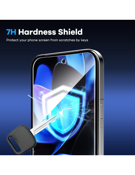 AACL 4-Pack Película Protectora Híbrida para Google Pixel 9/9 Pro