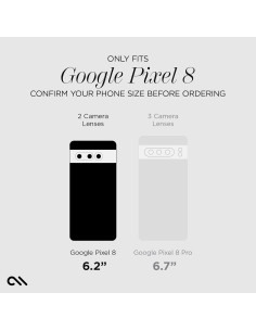 Protector de Lente de Cámara Case-Mate para Google Pixel 8 - Vidrio Templado 9H Anti-Rasguños 2