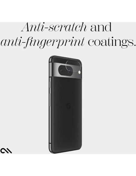 Protector de Lente de Cámara Case-Mate para Google Pixel 8 - Vidrio Templado 9H Anti-Rasguños