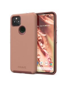 Funda Crave Dual Guard Rosa para Google Pixel 5a 5G - Doble Capa