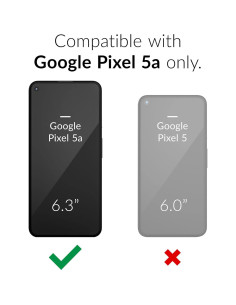 Funda Crave Dual Guard Rosa para Google Pixel 5a 5G - Doble Capa 2