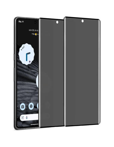 Paquete de 2 Cristales Templados Privacidad BWEDXEZ para Google Pixel 7 Pro 9H