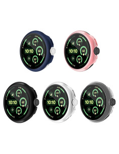 5 Fundas Protectoras para Google Pixel Watch 41mm YUVIKE