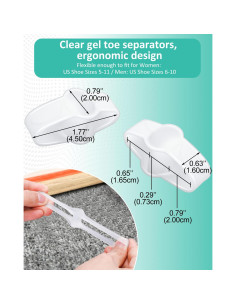 Paquete de 10 Correctores de Juanete Gel Samaya Home 2