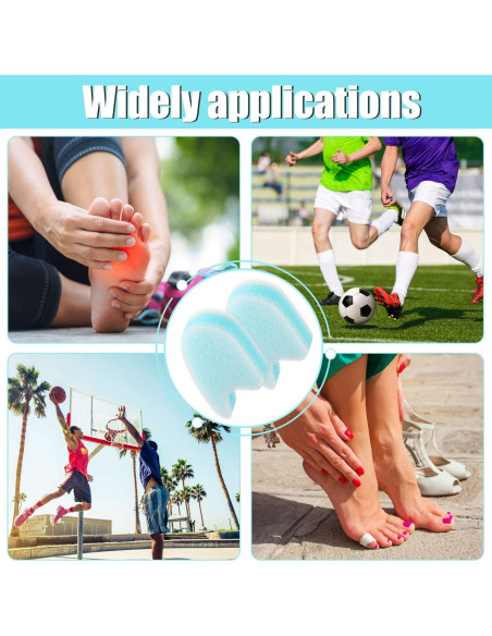 Separadores de Dedos de Espuma Mudder 16 Piezas Alivio Callos