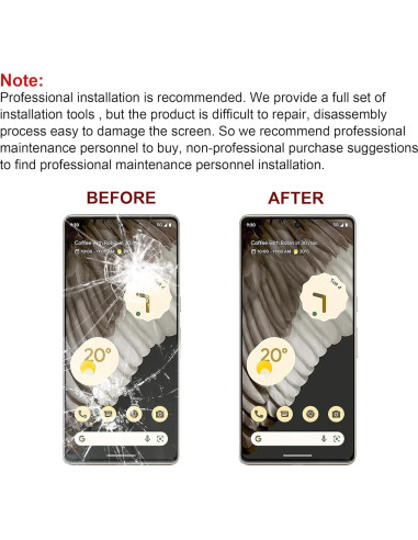 Reemplazo Lente Cristal Pantalla Google Pixel 7 Pro + Herramientas