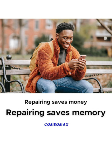 Reemplazo Cristal Trasero Superior FUSION VERDE para Pixel 8 Pro