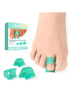 Corrector de Dedos en Garra Welnove - 6 Férulas de Gel Suave