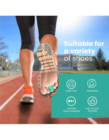 Corrector de Dedos en Garra Welnove - 6 Férulas de Gel Suave