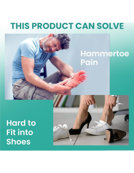 Corrector de Dedos en Garra Welnove - 6 Férulas de Gel Suave