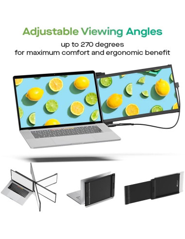 Extensor de Pantalla Portátil Mobile Pixels Duex Max DS 14.1 FHD