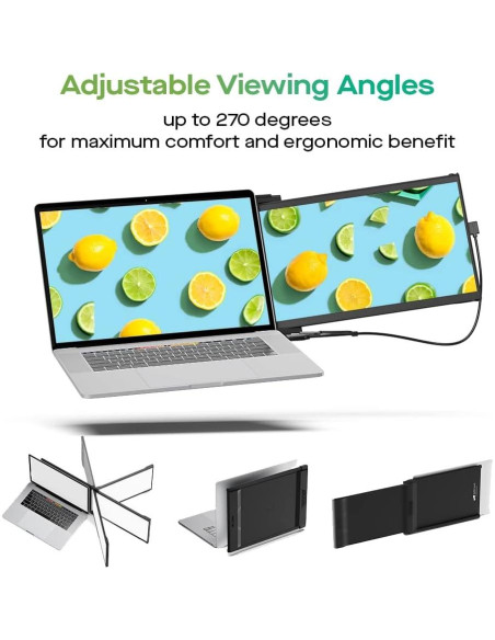 Extensor de Pantalla Portátil Mobile Pixels Duex Max DS 14.1 FHD