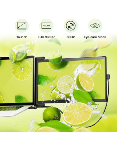 Extensor de Pantalla Portátil Mobile Pixels Duex Max DS 14.1 FHD