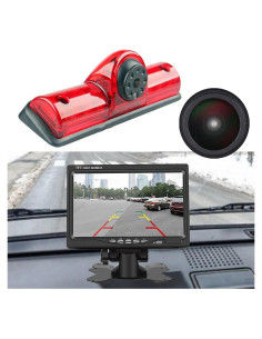 Cámara de luz de freno trasera HD 1280x720 + Monitor 7" Nissan