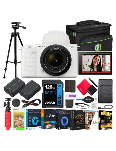 Cámara Vlog Sin Espejo Sony Alpha ZV-E1 12.1MP 4K + Lente 28-60mm