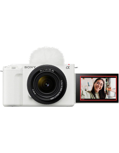 Cámara Vlog Sin Espejo Sony Alpha ZV-E1 12.1MP 4K + Lente 28-60mm
