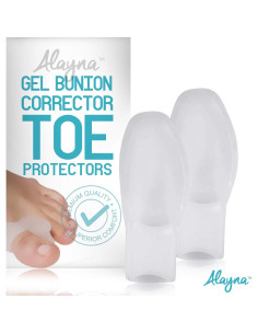 Separadores de Dedos Alayna Corrector de Juanetes Gel 2 Pcs 2