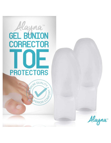 Separadores de Dedos Alayna Corrector de Juanetes Gel 2 Pcs