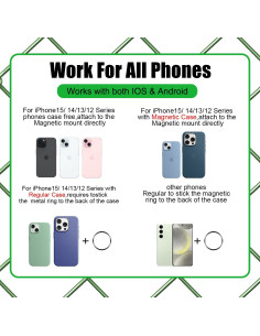 Soporte Magnético para Smartphone HAFOKO C08 Ajustable 2