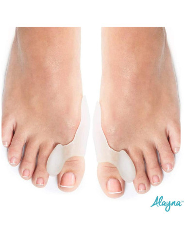 Separadores de Dedos Alayna Corrector de Juanetes Gel 2 Pcs