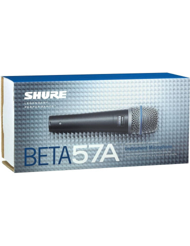 Micrófono Dinámico Supercardioide Shure BETA 57A - Instrumento