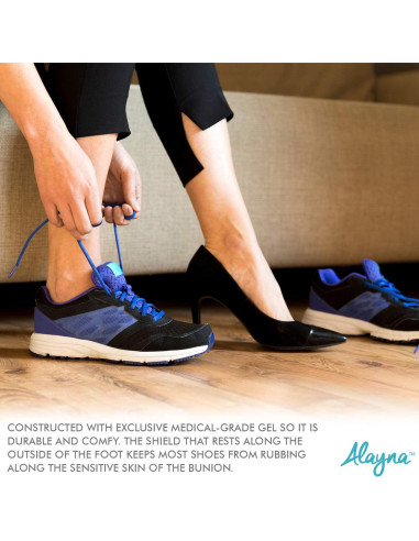 Separadores de Dedos Alayna Corrector de Juanetes Gel 2 Pcs
