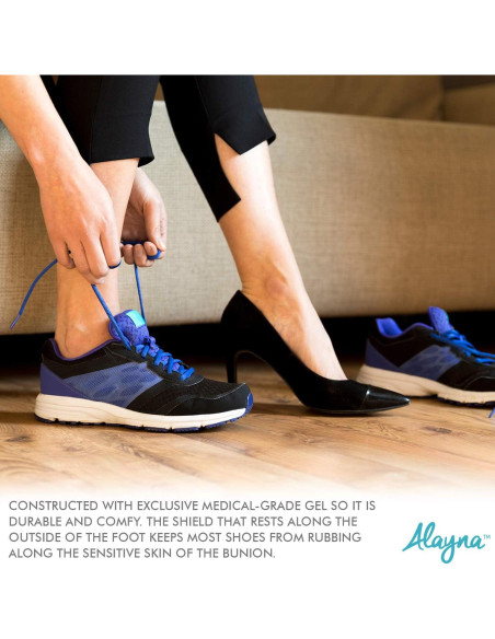 Separadores de Dedos Alayna Corrector de Juanetes Gel 2 Pcs