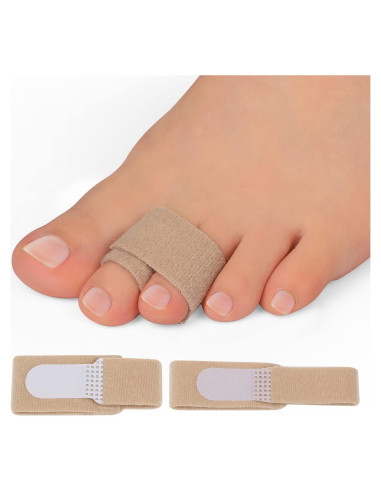 Férulas para Dedos Torcidos Bukihome - 12 Piezas, 6 Grandes y 6 Medias