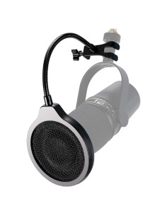 Filtro Pop YOUSHARES 10 cm 3 Capas con Clip Flexible para Shure MV7