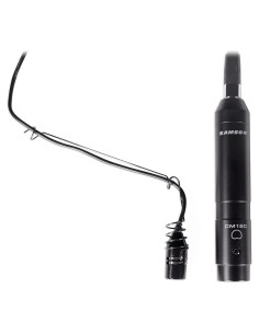 Micrófono de coro colgante Samson CM12C, 0.36 kg, Negro