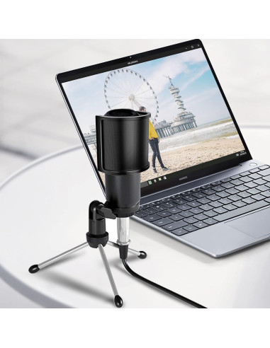 Filtro Pop PEMOTech 3 Capas para Micrófono 45-61 mm